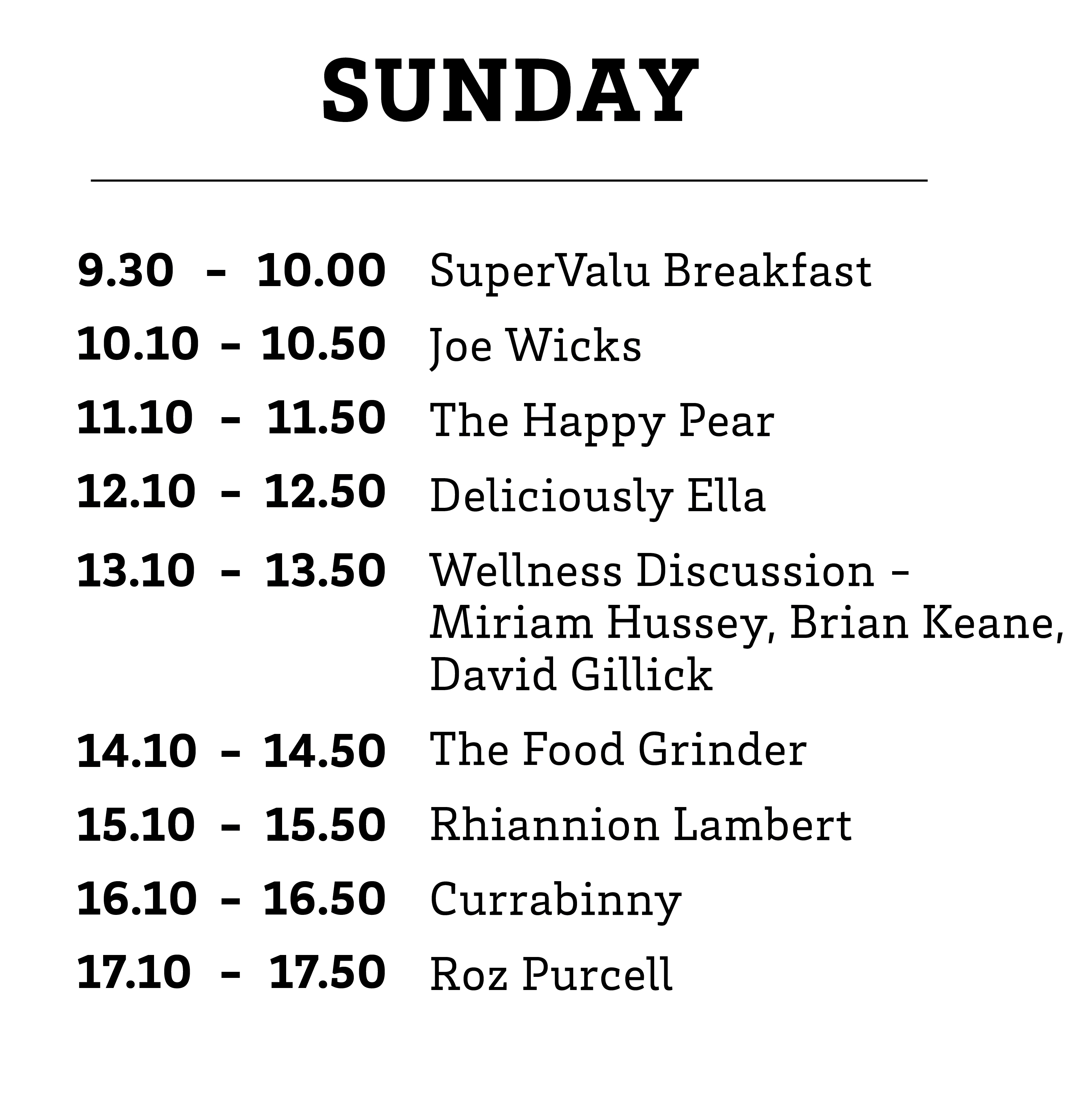 Sunday