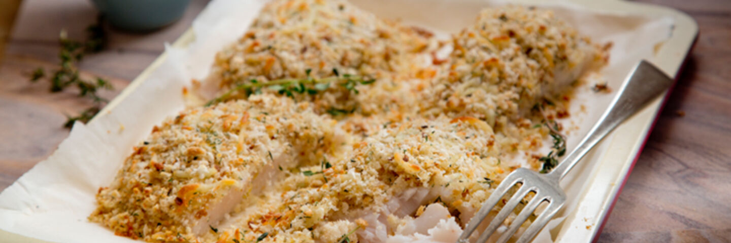 Hake lemon herb crust recipe