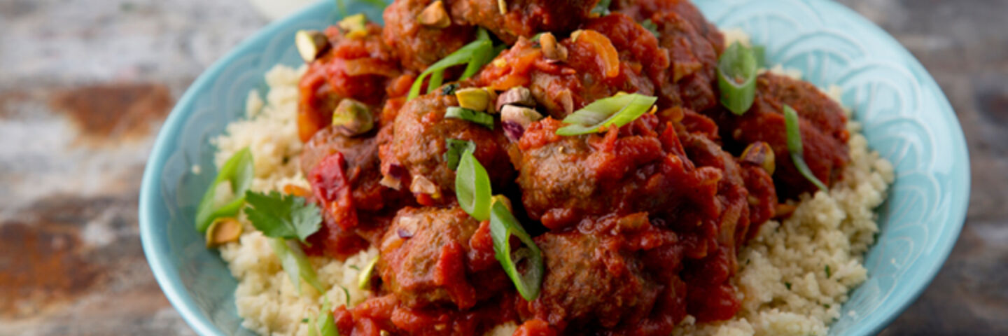 Moroccan meatballs couscous recipe