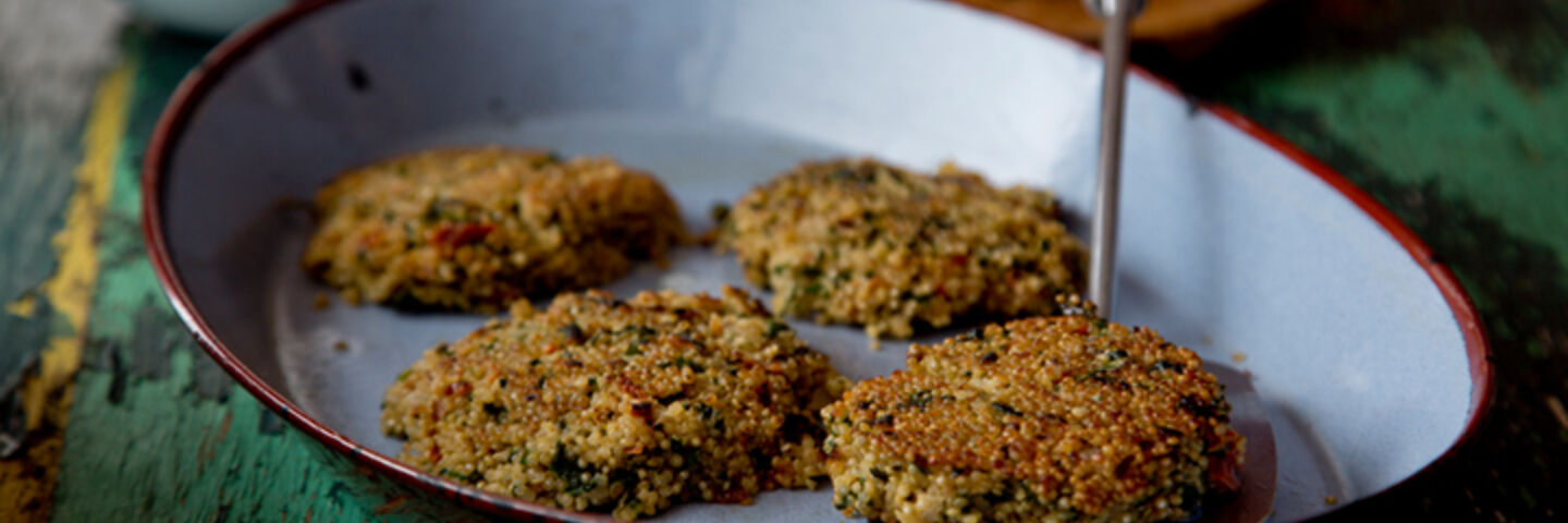 Quinoa kale burgers recipe