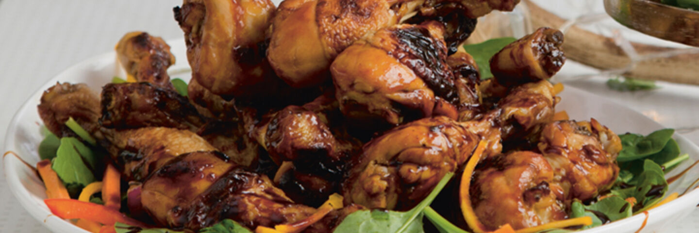 Sticky barbecue chicken 2recipe