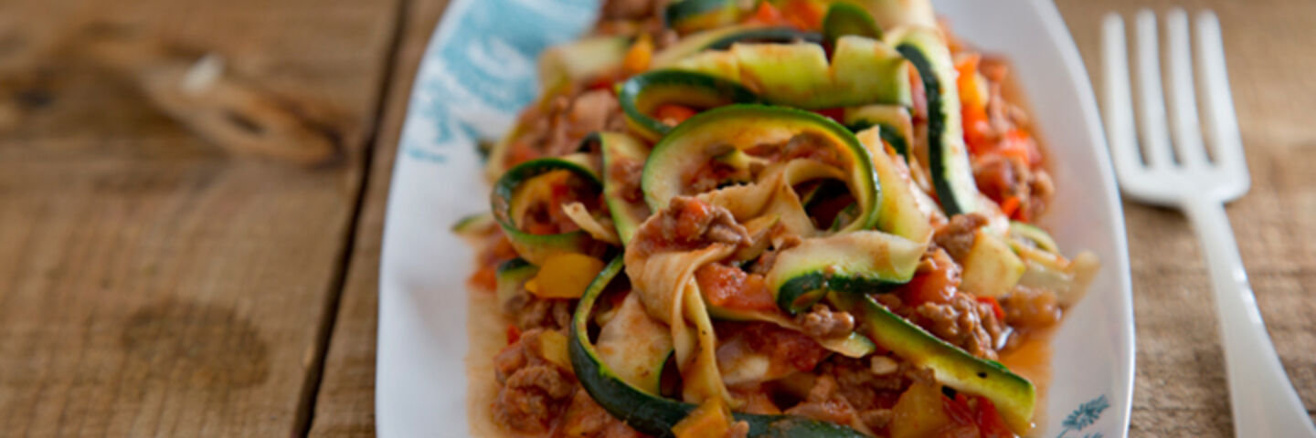 Courgette spaghetti recipe