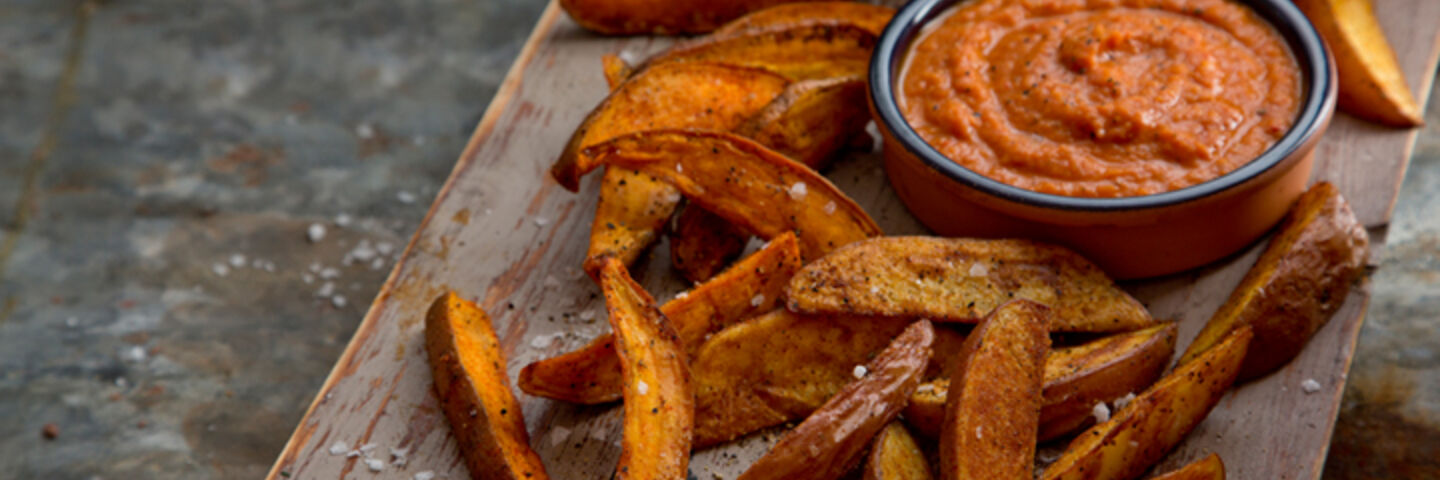 Sweet potato chips curry sauce recipe