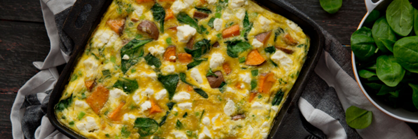 Sweet potato frittata recipe