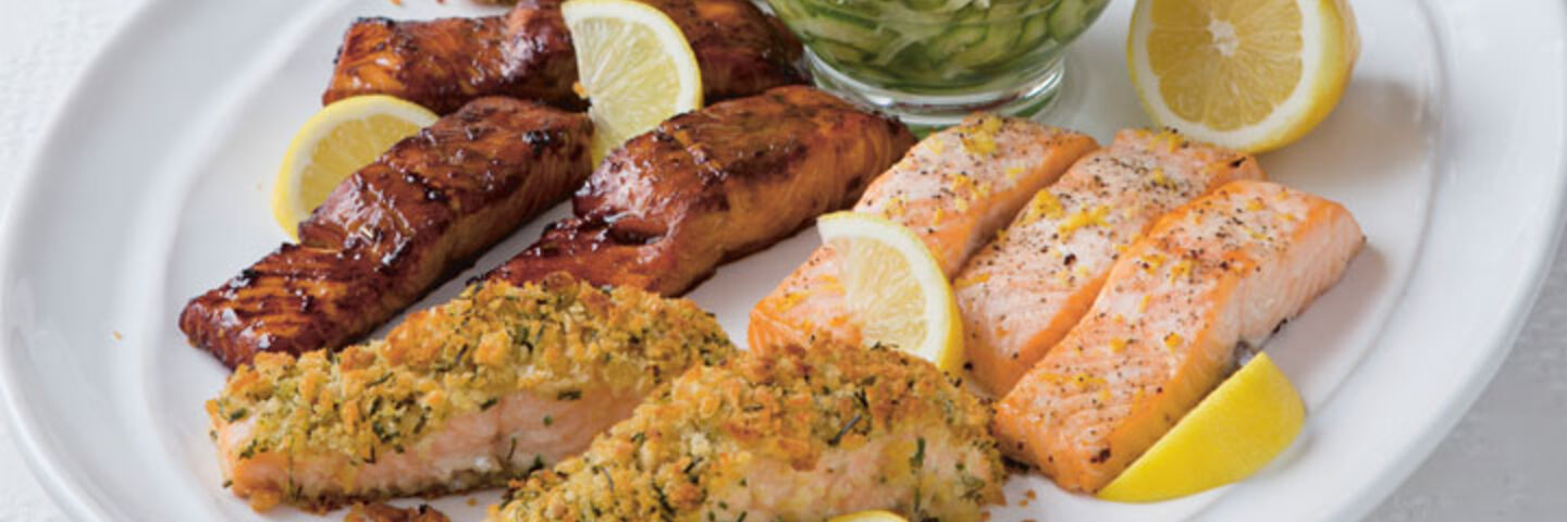 Kids Baked Salmon Darnes