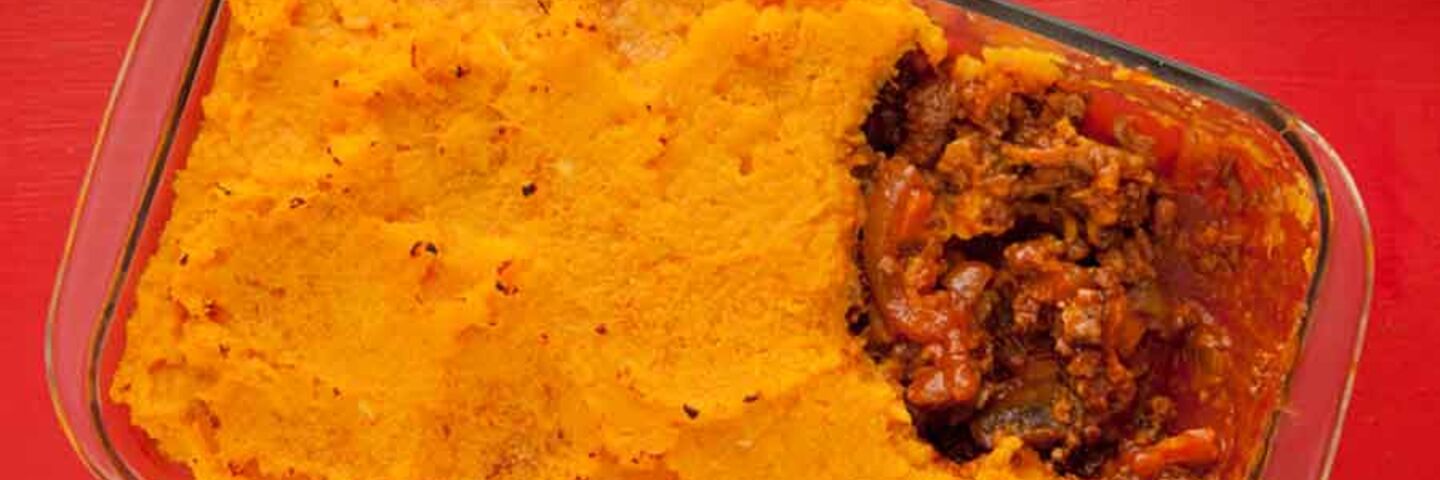 Sweet potato shepherds pie