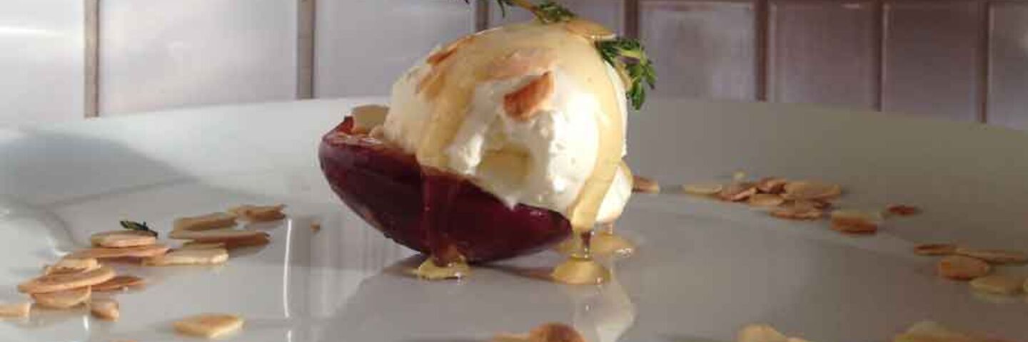 Carmelised peaches recipe