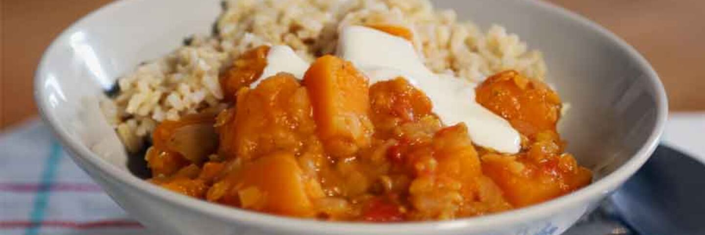Butternut squash curry recipe
