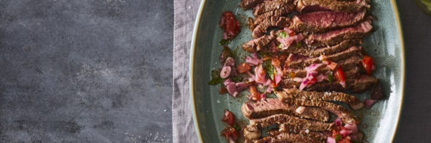 Supervalu realfood easter Kevin Dundon Rib Eye Steak Pico De Gallo