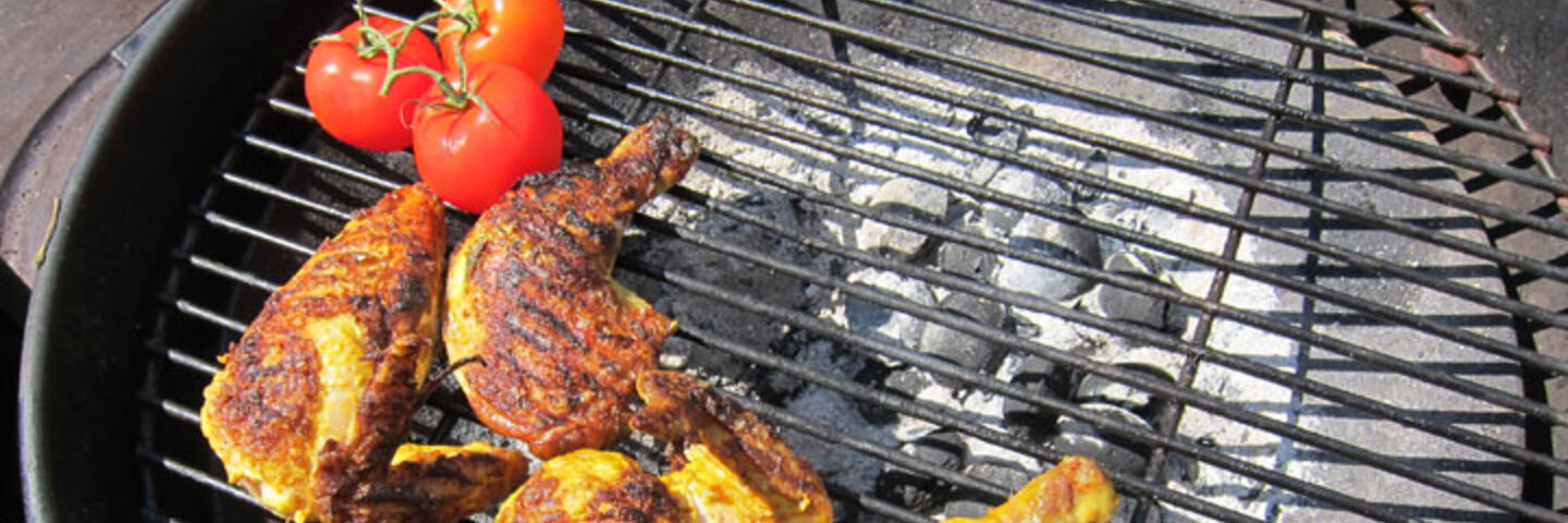 Barbecued Tandoori Chicken Pieces