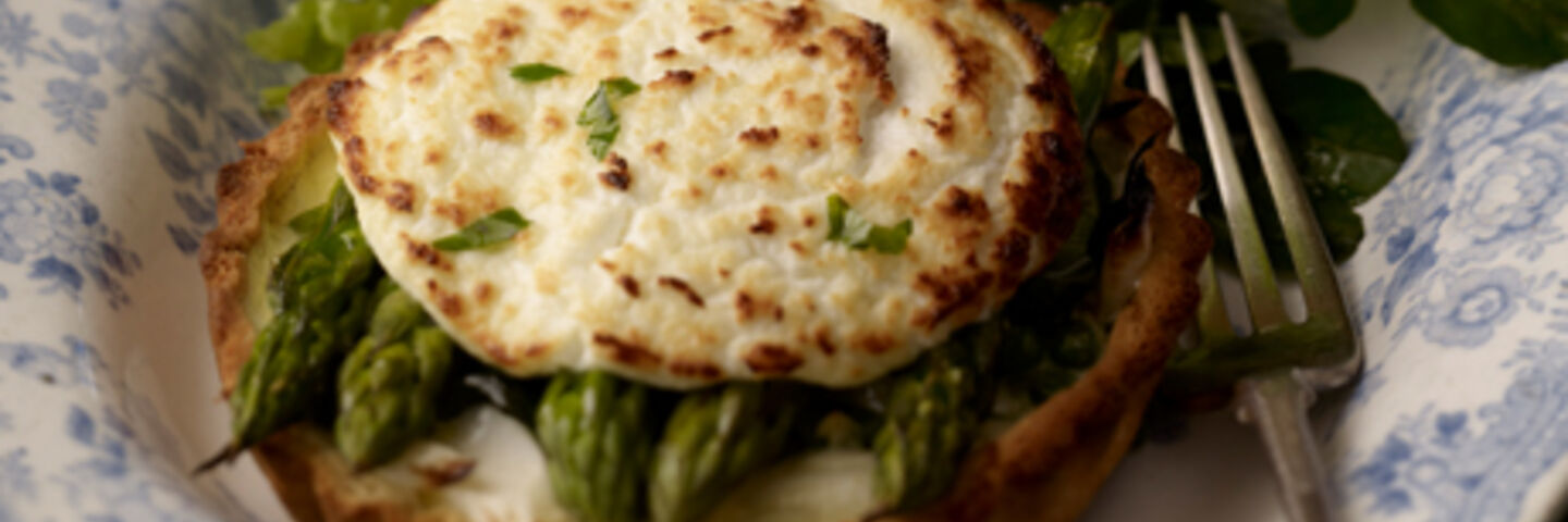 Asparagus & Goats Cheese Tartlet
