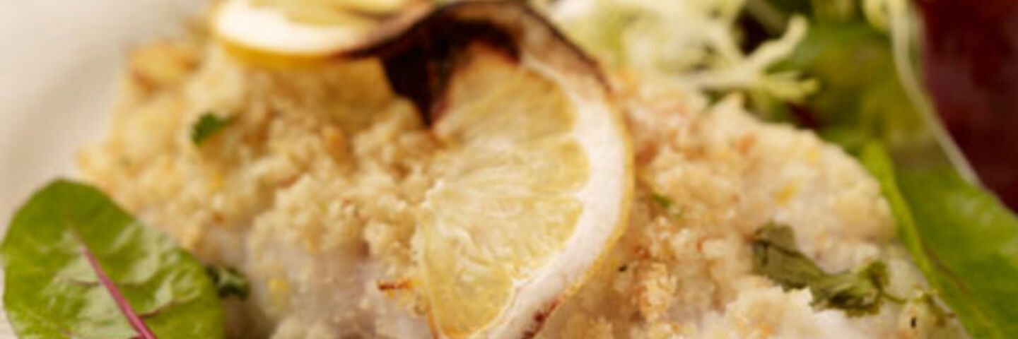 Baked Cod with Lemon & Herb Crust