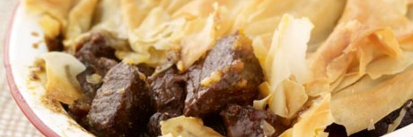 Beef Bourguignon Pie