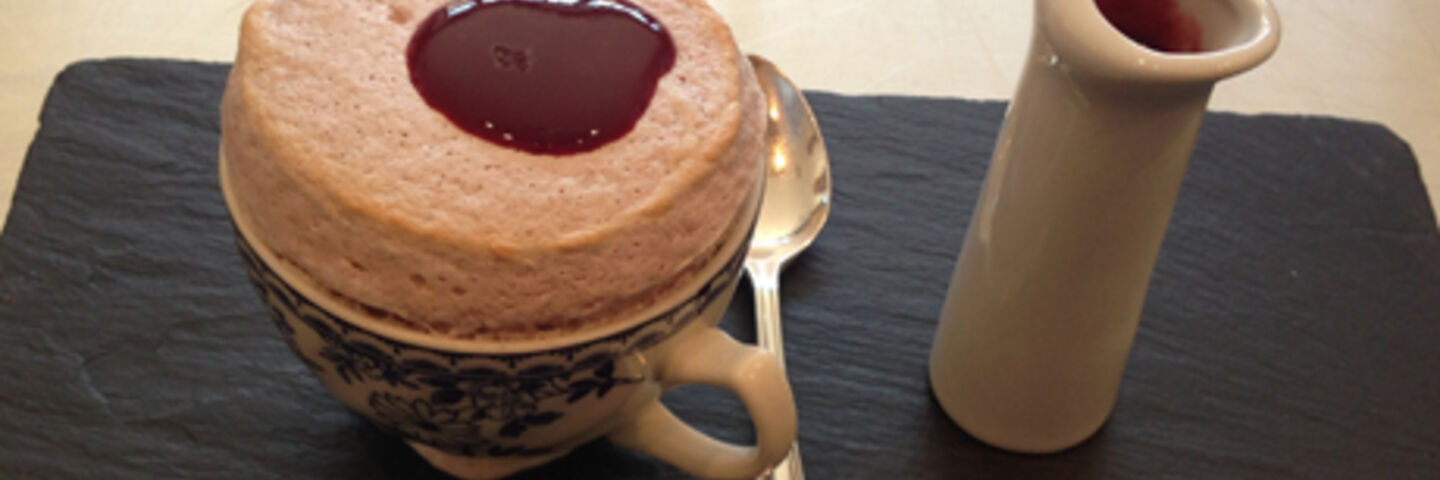 Blackberry and Lemon Soufflé