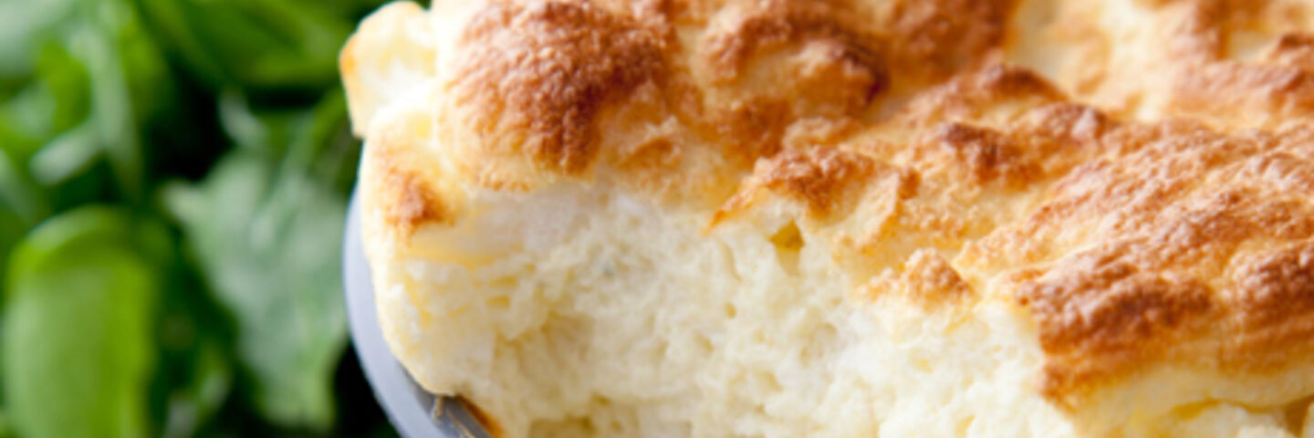 Blue Cheese Soufflé