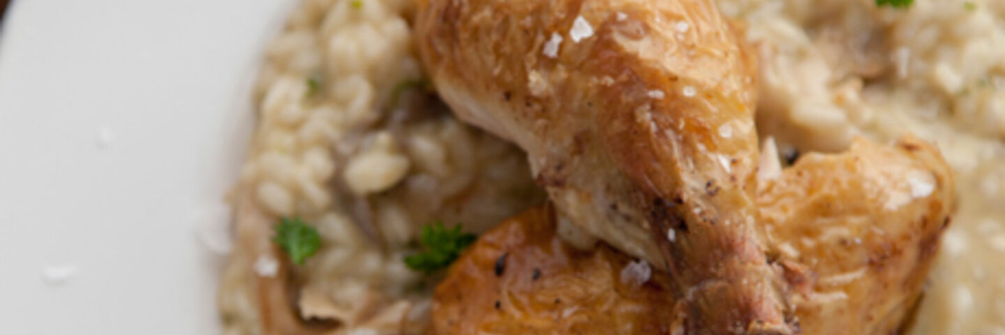 Chicken And Wild Mushroom Risotto