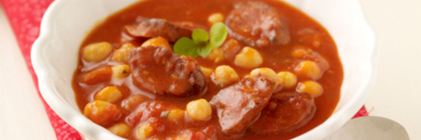 Chorizo & Chickpea Soup