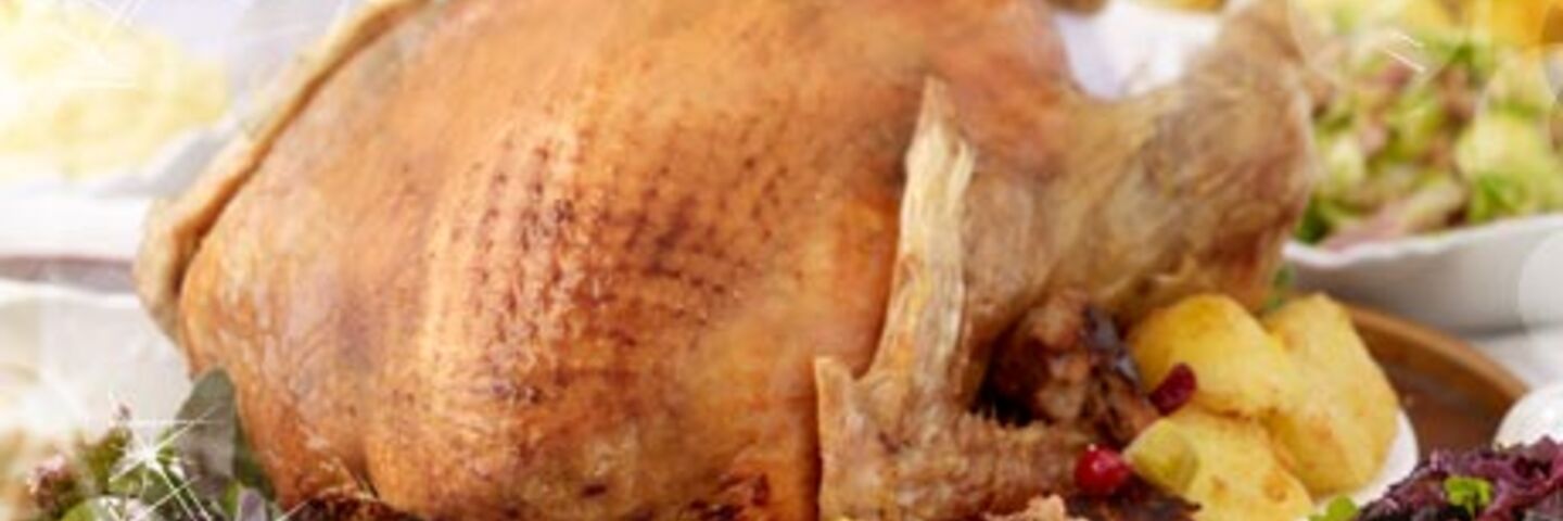 Christmas Turkey with Almond and Sage Stuffing