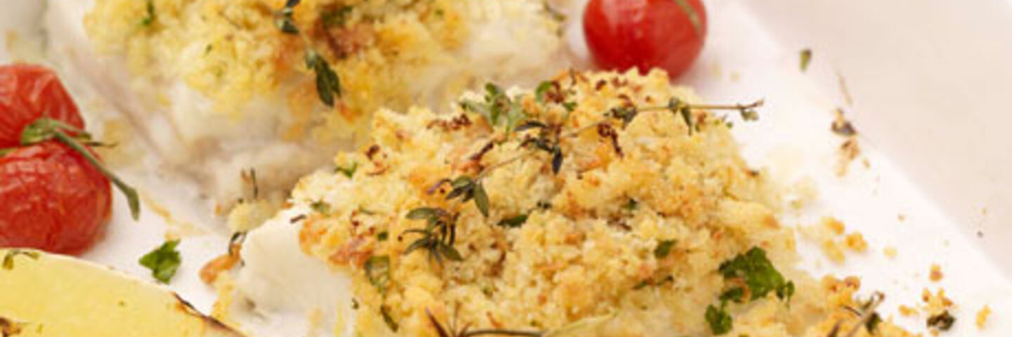 Herb Crusted Hake with Lemon Butter