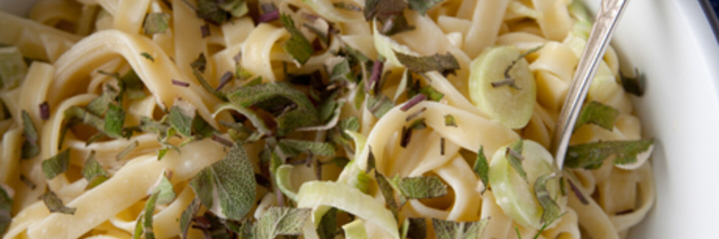 Milleens with Sage, Fennel & Tagliatelle