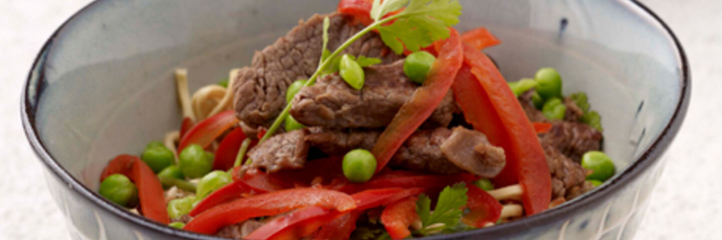 Beef & Vegetables with Noodles