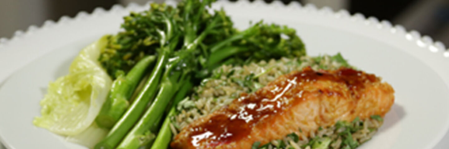 Friday 20th Feb - Teriaki Salmon and Coriander Rice