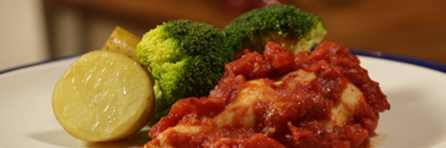 Wednesday 25th Feb - Stuffed Chicken with Mozzarella and Chilli