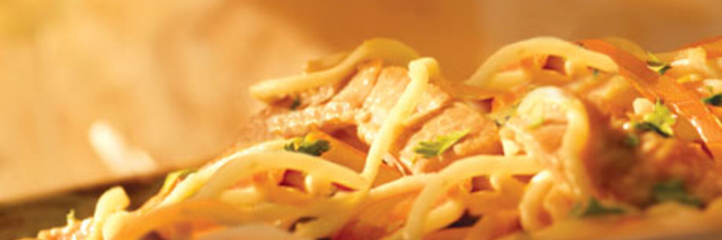 Pork and Vegetable Noodle Stir Fry