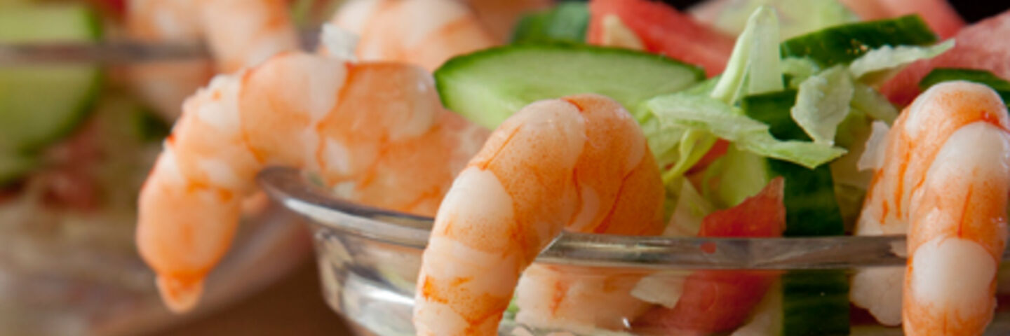Sweet Gem Prawn and Mango Cups