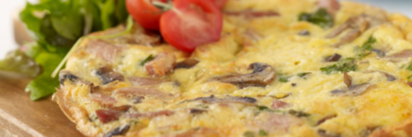 Ham and Mushroom Frittata