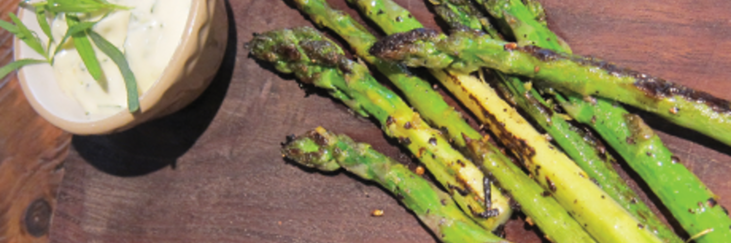 Grilled Asparagus with Tarragon Mayonnaise