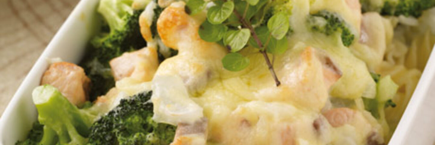 Salmon and Broccoli Pasta Bake