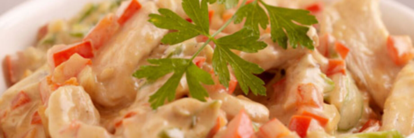 Chicken a la King with Rice