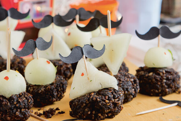 Black pudding chilli spiced melon recipe