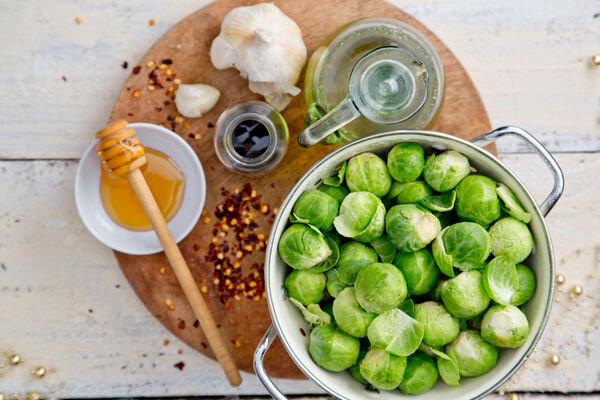 Kevin dundon teriyaki glazed roasted brussel sprouts website 1 