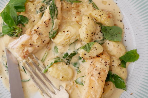 Summer Creamy Lemon Chicken Gnocchi1