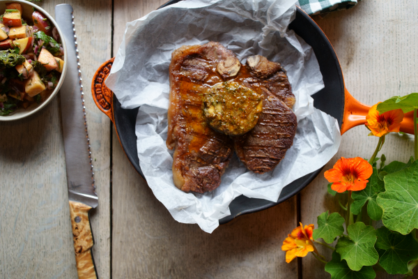 T Bone Steak with a Super Summer Compound Butter   Teaser