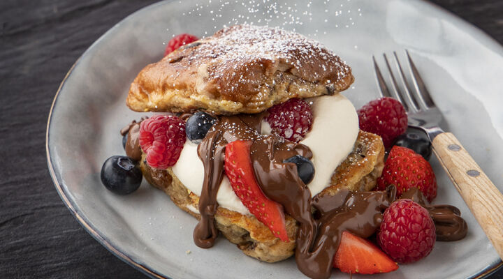 Hot cross bun french toast recipe