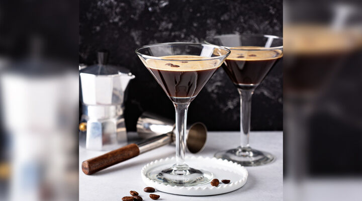 Espresso martini cocktail