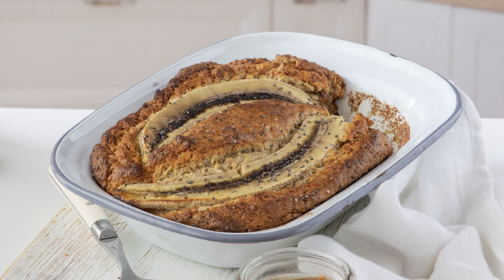 Chia banana bread