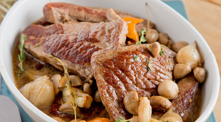 Georgina beer braised steaks
