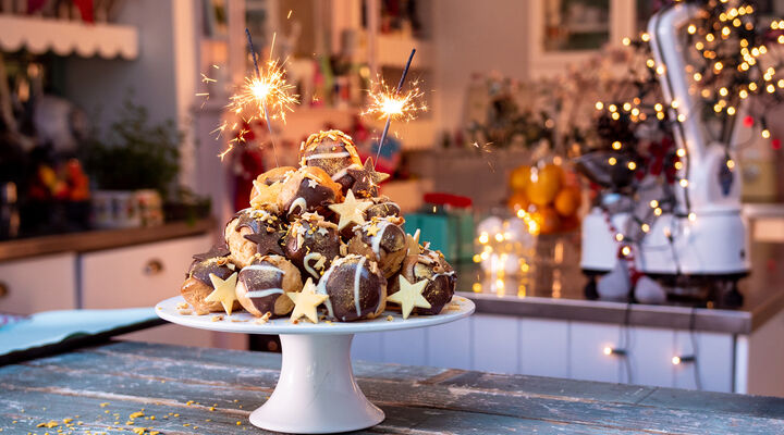 SuperValu Sharon's Chocolate Profiterole Tower SuperValu ChocolateProfiterole Recipe