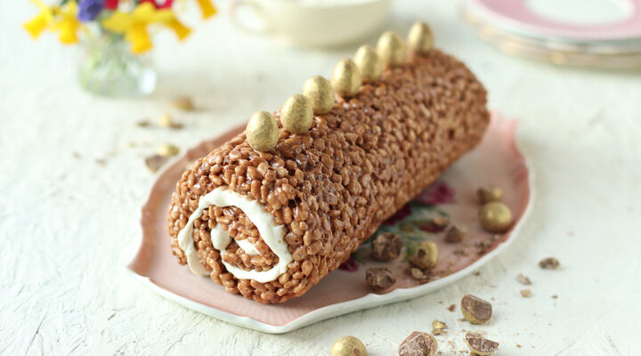SuperValu Easter Recipes Sharon Hearne-Smith Rice Crispie Swiss Roll