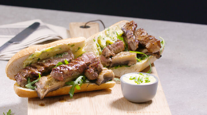 SuperValu Recipe Steak Sandwich