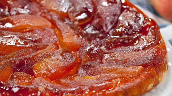 Apple and Blackberry Tart Tatin