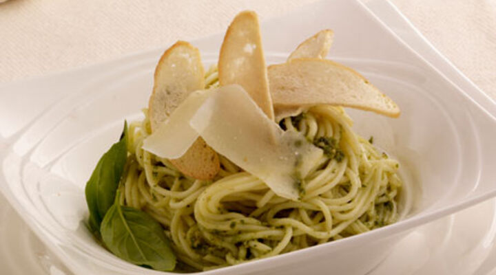 Basil Pesto Spaghetti