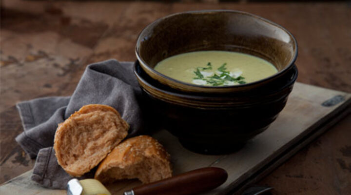 Spiced Cauliflower and Yogurt Soup