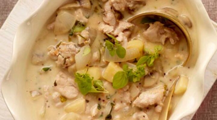Chicken and Apple Cider Casserole