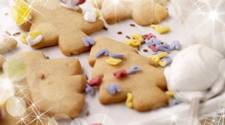 Cinnamon and Honey Christmas Tree Shapes