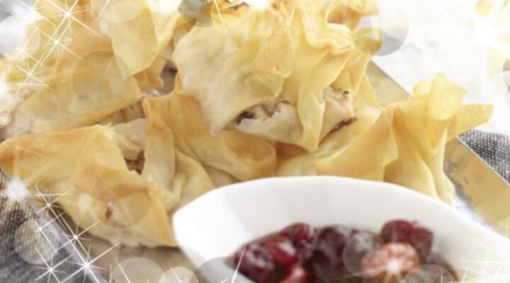 Goats Cheese & Cranberry Parcels